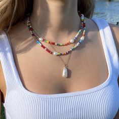 Rita Beaded Necklace - Bettina H. Designs Beaded Necklace, How To Wear