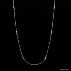 Platinum Chains by Jewelove Designer platinum & rose gold chain. Metal : Platinum & 18K Rose Gold Platinum Purity : 95% Gold Purity : 18K Purity Mark : Pt 950 & 18K Chain Width : 0.75 mm Rose Gold Links Width : 2.25 mm Length : 18 inches Estimated Weight : 4.50 grams (2.51 grams Platinum + 1.99 grams Gold) Certificate of Authenticity : Platinum Guild International This chain is not eligible for exchange or refund. Formal Rose Gold Chain Necklace With Adjustable Chain, Rose Gold Link Necklace For Anniversary, Delicate Rose Gold Chain Necklace For Anniversary, Classic Rose Gold Chain Necklace For Anniversary, Formal Rose Gold Cable Chain Necklace, Elegant Rose Gold Satellite Chain Necklace, Gold Certificate, Platinum Chain, Om Pendant