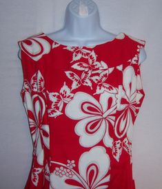 "Vintage Hookano bright red and white butterfly and tropical floral flower print Hawaiian maxi or hostess dress. Excellent pre-owned condition. No holes, stains, rips, tears, fading, etc. Women's size SMALL or 6 -8. Measurements: bust-42\", waist 34\", length-52\". Back zip. Classic 60's Hawaiian silhouette. Amazing red and white print!" Hostess Dresses, Bark Cloth, Tropical Flower, White Butterfly, Tropical Floral, Floral Flower, Tropical Flowers, Dress Clothes For Women, Floral Flowers