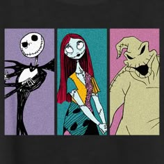 an image of jack and sally from the nightmare