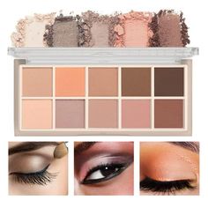 10 Colors Eyeshadow Palette-Matte Naked High Pigmented Eye Shadow,Naturing-Looking, Waterproof&Long Lasting Neutral Cream Korean Makeup Eye Shadow Palette for Older Women (Sunset Color) Color: Black. Makeup Eye Shadow, Sunset Color, Sunset Colors, Eye Shadow Palette, Shadow Palette, Eyeshadow Makeup, Korean Makeup, Eye Shadow, Eyeshadow Palette