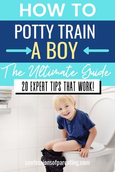 the ultimate guide to potty train a boy