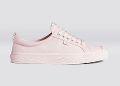 CARIUMA : Women's Low Top Off-White Canvas Sneaker | The OCA Low Unwind After Work, Brazilian Rainforest, Canvas Sneakers Men, Endangered Plants, Canvas Sneakers Womens, Pale Lilac, Vegan Sneakers, Embrace Nature, Pink Lemonade