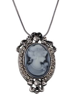 PRICES MAY VARY. Features - Beautiful cameo featuring yellow enamel maiden in a filigree frame with floral and shine topaz crystal rhinestone detail with metal alloy base. Great jewelry - Would be a beautiful gift to give to a loved one. Gift for a special event such as a birthday, anniversary, wedding and so much more. Everyday necklace - This necklace is the perfect everyday accessory. Wear to school, work, a party, and much more. Looks great paired anything from T-shirts, to elegant dresses. Luxury Cameo Necklace For Formal Occasions, Luxury Victorian Necklaces With Antique Finish, Silver Cameo Jewelry For Party, Party Silver Cameo Jewelry, Silver Formal Necklace For Christmas, Silver Necklace For Christmas Formal Occasion, Formal Silver Necklace For Christmas, Rhinestone Material, Necklace Elegant