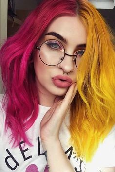 Scene Hair, Hair Inspo Color, Rainbow Hair, Cool Hair Color