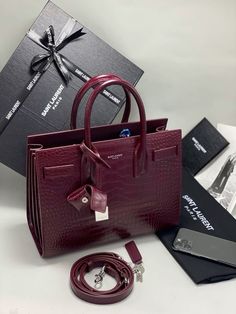 Red Ysl Bag, Stile Hijab, My Style Bags, Ysl Bags, Yves Saint Laurent Bags