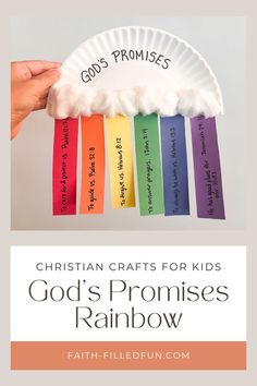 god's promises rainbow paper plate craft for kids Kids Ministry Lessons, Rainbow Lessons, Bible Crafts Sunday School, Kids Sunday School Lessons, Rainbow Craft, Paper Plate Craft, Children's Church Crafts, Bible Activities For Kids, Sunday School Kids