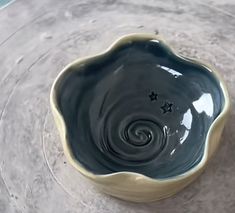 a bowl that is sitting on top of a table