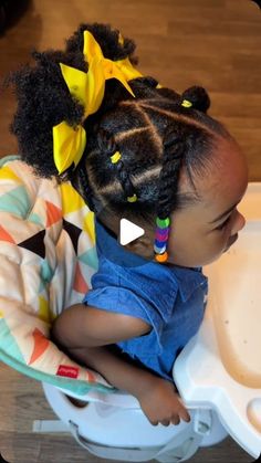 Hair Styling Without Heat, Cornrows For Girls, Black Toddler Hairstyles, Black Baby Girl Hairstyles, Baby Girl Hairstyles Curly, Daughter Hairstyles, Black Kids Braids Hairstyles, Cute Toddler Hairstyles, Girly Hairstyles