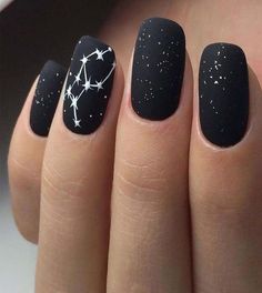 Black And White Nails, Black Nails With Glitter, Black Nail Art, Her Nails, Black Nail Designs, Black Nail, Gradient Nails, Summer Nails Colors, Nails Desing