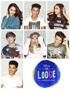 the cast of disney's upcoming movie, the lodge is shown in this composite image