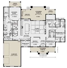 the floor plan for this house is very large and has lots of room to put in it