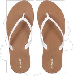 White Flip Flops, Flip Flop Sandals, Flip Flops, Sandals, Women Shopping, Color