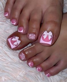 Pink Acrylic Toes, Cute Acrylic Toes, Marvel Nails, Pink Toe Nails, Toenail Designs, Gel Toe Nails, Acrylic Toes, Toe Nail Color