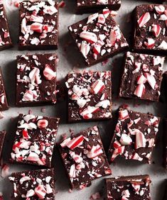 vegan peppermint fudge recipe on a tray