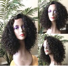 "Deep Curly wig for Ameircan black women hair wigs frontal lace 13X4 human hair wigs glueless 360 lace wigs HD lace preplucked hair line with baby hair full lace wigs free shipping *Density: 130%D/150%D/180%D *Hair Color: Natural black(default),other colours refer to colour chart in listing pictures. *Texture: Deep Curly *Human Hair Grade: 7A Virgin Hair *Lace:Swiss Lace,Frontal Lace 5X5\"/Frontal Lace 13x4\"/Frontal HD Lace 13x4\"/Frontal Lace 13x6\" /360 Lace/Full Lace Refer to the shown cap i Preplucked Hair, Deep Curly Wig, Silk Base Wig, Loose Curly Hair, Italian Hair, Black Women Hair, Wigs Glueless, Curly Hair Wig, Beautiful Wigs