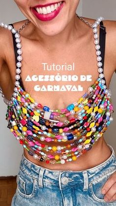 Festival Outfit Accessories, Beads Top Diy, Pride Diy Outfits, Pride 2024 Outfits, Galaxy Cowgirl, Pride Looks Outfit, Pride Inspired Outfits, Diy Pride Outfit, Pride Festival Outfit Ideas