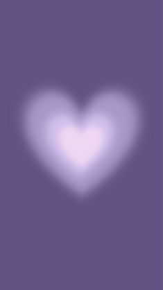 a white heart on a purple background