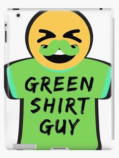 the green shirt guy ipad case