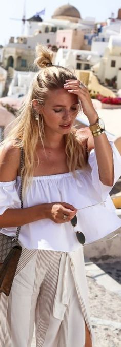 Gucci Earrings, Simple Summer Style, Estilo Hippie, Outfit Chic, Mode Boho, Boutique Fashion, Classy And Fabulous, Summer 2019