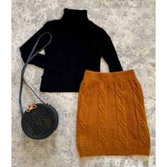 Camel Colored Cable Knit Skirt From Uo. Has Nice Stretch And Wide Waist Band. Hits Mid Waist And Comes Down Just Above The Knees. Size Xs. I Typically Wear Size 0-2 Or 27 Jeans And It Fit Me Well. Nwt Black Bag In Picture Is For Sale Too! Check My Closet For Listing! Long Purple Skirt, Cable Knit Skirt, Navy Blue Pencil Skirt, Urban Outfitters Skirt, Sparkle Skirt, Stretchy Skirt, Tube Skirt, White Mini Skirt, Purple Skirt