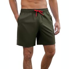 Compression Lining: The built-in compression lining protects your skin from scratches and prevents the shorts from sticking to your skin when they are wet. It also provides better breathability and elasticity. Quick-Drying Fabric: Made of polyester and spandex material, the men¡¯s swimming shorts are water-repellent, quick-drying, breathable, and lightweight. The 4-way stretch compression boxer briefs offer you a comfortable dressing experience. 4 Pockets: The swim shorts have 2 side front pocke Cutoff Jean Shorts, Swimming Shorts, Mens Swim Trunks, Beach Shorts, Man Swimming, Active Women, Water Flow, The Men, Bottom Clothes