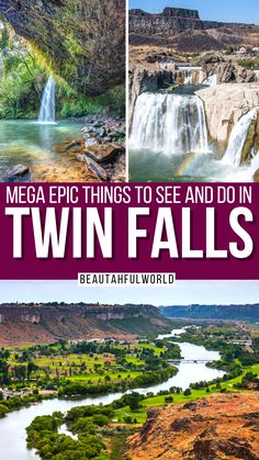 Best Things to Do in Twin Falls, Idaho from a Local in 2023 Falls Drawing, Shoshone Falls, Snake River Canyon, Southern Idaho, Twin Falls Idaho, Hiking Photography, Hiking Pictures