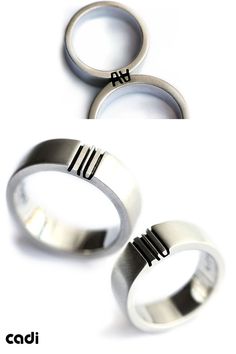 #CadiJewelry If you want meaningful rings that only you and your partner have, thereʼs no need to settle for anything less than perfect :)Say "I Do" forever with this simple and clean handmade ring set made just for you. #RingForMen#ARing #InitialRings #PersonalizedrRngs #HiddenMessages#LoveRing #WeddingMatchingRing #SecretMessageRings Modern Engraved Jewelry For Wedding, Modern Initials Jewelry For Wedding, Modern Initials Wedding Jewelry, Modern Promise Ring Jewelry, Modern Sterling Silver Engraved Ring For Promise, Modern Stainless Steel Couple Rings For Gift, Modern Personalized Initial Ring, Modern Stainless Steel Wedding Jewelry, Modern Polished Initial Ring For Promise