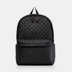 In Black nylon, a cool spin on a staple style, the Metro Backpack's ultra-light weight and spacious compartments make it the perfect pick for work, school, the gym, or travel. Mz Wallace Backpack, Backpack Store, City Backpack, Matte Black Hardware, Mz Wallace, Quilted Backpack, Black Oxfords, Lightweight Backpack, Waterproof Backpack