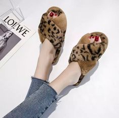 Welcome to Boutique by Mikhaila! Relax and pamper those beautiful feet in these Winter Leopard House Slippers. A perfect choice for the women in your life, Spoil her! Non-slip slippers for indoor and outdoor wear. Available in: ---------------------------------------------- Women's Sizes (5.5-6) and (7-7.5) Color ✔Khaki  Also Available In ✔Pink ✔Blue-Gray ✔Blue Ships SAME DAY with USPS Please contact me if you have any questions. Thank You for visiting my shop!   Boutique by Mikhaila 🛍 Leopard Slippers, Cute Flats, Faux Fur Slippers, Winter Slippers, Warm Slippers, Fur Slippers, Shoes Blue, Print Ad, House Slippers