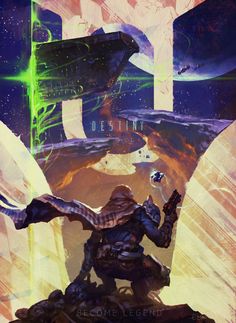 Destiny Awaits — thetangles: artist | destiny | blog Encourage... Destiny Video Game, Destiny Hunter, Souls Art, Love Destiny