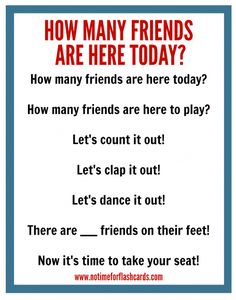 a poster with the words how many friends are here today? and an image of two people