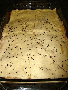 a casserole dish with lots of food in it