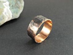 distressed bronze ring hammered bronze ring 8mm wide by CrazyAssJD Bronze Hammered Rings As Gift, Hammered Bronze Rings As Gifts, Bronze Hammered Ring As Gift, Bronze Anniversary Gifts, Cool Rings For Men, Bronze Anniversary, Partner Rings, Steampunk Rings, Mens Band Rings