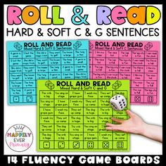 roll and read game with two dices