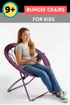 A kids bungee chair, sometimes known as a bunjo chair is a great idea for someone looking for a chair for their child, whether that be in the bedroom or living room. They look great whether you have them swinging or hanging from a door way. These chairs come in a variety of colors such as red, yellow, black and green. #bungeechairdiy #bungeechairdecor #bungeechairswing #bungeechairideas Living Room Decor Black, Round Chairs, Floor Chairs, Bungee Chair, Chairs For Kids, Great Living Room, Room Decor Black, Circle Chair, Big Cushions