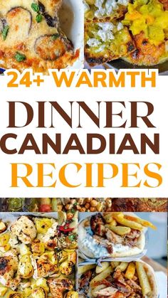 this is an image of dinner canadian recipes