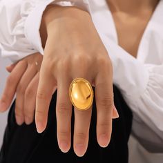 GEOMETRIC ELLIPTICAL RING Summer Sale, 18k Gold, Silver Rings, Ring, Silver, Gold