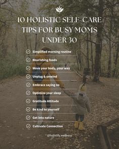 New on the blog today and in your newsletter ❤️ Dive into 10 holistic self-care tips tailored just for you - the busy, overwhelmed mama. From mindful mornings to nourishing your body, prioritize your well-being with these laid-back practices. Check out the blog for more. #SelfCare #MomLife #HolisticWellness https://www.holistifywellness.com/blog/10-holistic-self-care-tips-for-busy-moms-under-30 Holistic Lifestyle For Beginners, Holistic Lifestyle, Happier Life, Wellness Journey, Attitude Of Gratitude, Move Your Body, Mindfulness Practice, Holistic Wellness