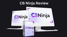 two computer monitors sitting side by side with the words cb ninja review written on them