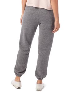 Ladies' Eco Classic Sweatpant - ECO GREY - XL | Alternative F2 Women's Eco Classic Sweatpant in Grey Size XL | Triblend Grey Sweatpants, Organic Cotton Yarn, Fleece Sweatpants, Pajama Pants, That Look, Sweatpants, Organic Cotton, Nordstrom, Grey