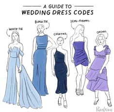 a guide to wedding dress code