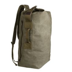 Product Details:Specification:Color: Available in Black, Khaki, and ArmyStyle: Suitable for Travel and Casual useMaterial: Made of Durable CanvasClosure Type: High-Quality ZipperPackage Contains: 1 Bag Sailor Bags, Mens Duffle Bag, Climbing Backpack, Canvas Duffel Bag, Bucket Backpack, Climbing Bag, Military Bag, Military Backpack, Mens Luggage