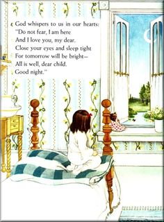 Eloise Wilkin Illustrations, God Whispers, Nursery Rhymes Poems, Eloise Wilkin, Old Nursery Rhymes, Bedtime Prayers, Night Scenes, Childrens Poems, Childrens Poetry