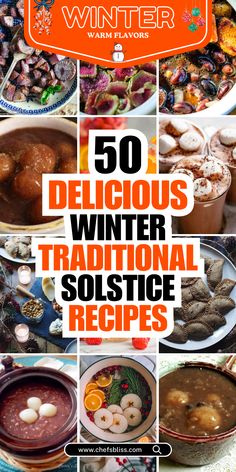 The winter solstice marks the longest night of the year and the official arrival of winter, making it the perfect time to indulge in hearty, warming meals that celebrate the season. These 50+ winter traditional solstice recipes are rooted in ancient customs and seasonal ingredients, offering dishes that are both comforting and festive. From rich stews and savory pies to sweet treats and spiced beverages, these solstice-inspired recipes bring people together to honor the changing seasons with delicious meals that warm the heart and soul. Winter Solstice Meal Ideas, Winter Solstice Appetizers, Winter Solstice Dinner Party, Winter Solstice Dinner Recipes, Winter Solstice Food Ideas, Winter Solstice Recipes Pagan, Yule Meals Winter Solstice, Winter Solstice Party Food, Winter Solstice Desserts