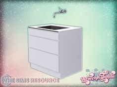 a sink and faucet are shown in this bathroom scene with the words simps resources