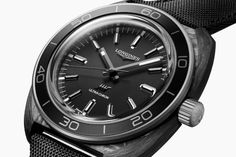 Longines' New Ultra-Chron Variant Is Its First-Ever Carbon Fiber Watch | HiConsumption