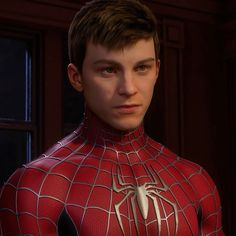 the amazing spider - man is shown in an animated scene