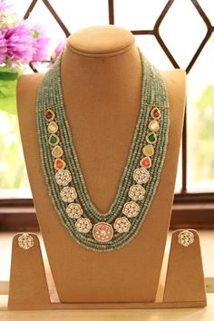 Very Gorgeous and elegant Polki stone Necklace with  Matching  Earrings Versatile. Can be  paired with number of outfits. Perfect to wear at weddings occasions. Highest quality and craftsmanship Please let me know if you have any questions Festive Kundan Necklace With Stones, Traditional Bridal Necklace With Stones For Reception, Wedding Kundan Necklace With Temple Jewelry Style, Traditional Kundan Bridal Necklace With Stones, Wedding Temple Jewelry Kundan Necklace With Stones, Festive Kundan Bridal Necklace With Stones, Traditional Kundan Necklace With Stones, Kundan Necklace With Stones For Festivals, Kundan Stones Temple Jewelry Necklace