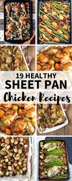 the top ten healthy sheet pan chicken recipes